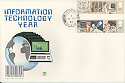 1982-09-08 Information Technology Churchill cds FDC (10477)