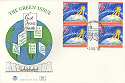 1992-09-15 The Green Issue Gutter Stamps (11356)