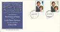1981-07-22 Royal Wedding Charles & Di Doubled FDC (11510)