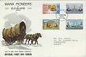 1975-03-14 Manx Pioneers to Cleveland FDC (11945)