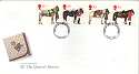 1997-07-08 Queen's Horses Stamps FDC (12725)