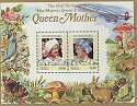 1985 Tuvalu Queen Mother Concorde M/S MNH (14168)