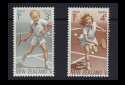 1972 SG987/8 NZ Health Tennis Stamp Set MNH (14445)