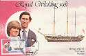 1981 St Kitts Royal Wedding / Yacht Card FDC (15262)
