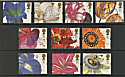 1997-01-06 SG1955/64 Greetings Stamps Flowers Used Set