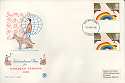 1981-03-25 Year of Disabled Gutter FDC (15691)