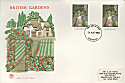 1983-08-24 British Gardens Gutter Stamps FDC (15783)