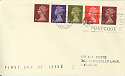 1969-08-27 Multi Value Coil Stamps Slogan FDC (17377)