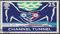 1994-05-03 SG1821 25p Channel Tunnel Stamp Used (23436)
