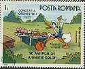 1986 Romania 50th Anniv of Animation CTO cv £21.25 (18483)