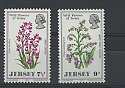 1972-01-18 Jersey Wild Flowers Set MNH (18623)