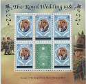 1981 Caicos Is Royal Wedding Sheetlet 35c (19317)