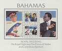 1981 Bahamas Royal Wedding Set + M/S MNH (19335)