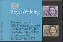 1973-11-14 Royal Wedding Presentation Pack (P56)