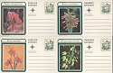 South Africa x12 Pre-paid Flowers Postcards (21580)