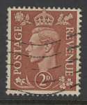 KGVI SG506 2d Pale Red Brown Used (22641)