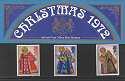 1972-10-18 Christmas Angels Stamps Presentation Pack (P44)