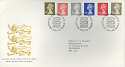 1993-10-26 Definitive Stamps BUREAU FDC (25920)