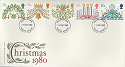 1980-11-19 Christmas Stamps TAUNTON FDI (26119)