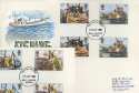 1981-09-23 Fishing Gutter Stamps FDC (29787)