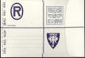 Venda Unused Registered Envelope (30106)