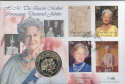 1997-05-12 Turks & Caicos Queen Mother Coin FDC (30958)