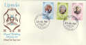 1981-07-29 Uganda Royal Wedding Stamps FDC (31659)