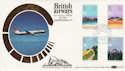 1983-03-09 C\'Wealth Day British Airways Silk FDC (38861)