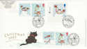 2001-11-06 Xmas Robins Doubled Generic 2003 FDC (40649)