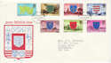 1976-01-29 Jersey Definitive Stamps FDC (41745)