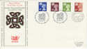 1980-07-23 Wales Definitive + 10p CB Cardiff FDC (42605)