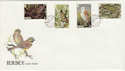 1989-04-25 Jersey Rare Fauna Stamps FDC (43151)