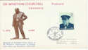 1974-10-09 Winston Churchill Woodfood Green Card FDC (43465)