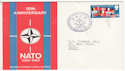 1969-04-02 NATO SHAPE BF 1081 PS FDC (44658)