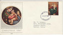 1967-10-18 Christmas Stamp Birmingham FDC (45220)