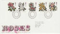 1991-07-16 Roses Stamps Bureau FDC (45386)