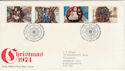 1974-11-27 Christmas Stamps Bureau FDC (45586)