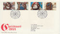 1974-11-27 Christmas Stamps Bureau FDC (45588)