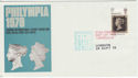 1970-09-25 Philympia Day of the Americas London Pmk (46360)
