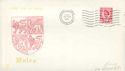1969-02-26 Wales Definitive Cardiff FDC (47539)