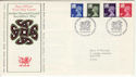 1974-01-23 Wales Definitive Cardiff FDC (49306)