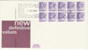 1982-02-01 Definitive Bklt Stamps Windsor FDC (49785)