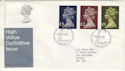 1977-02-02 Definitive High Values Windsor FDC (49814)