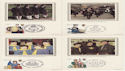 1982-03-24 Youth Orgs Benham Postcards x4 FDC (50250)