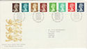 1988-08-23 Definitive Stamps Bureau FDC (50302)