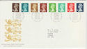 1988-08-23 Definitive Stamps Windsor FDC (50308)
