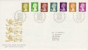1991-09-10 Definitive Stamps Bureau FDC (50312)