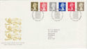 1993-10-26 Definitive Stamps Bureau FDC (50316)