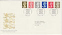 1993-10-26 Definitive Stamps Windsor FDC (50317)