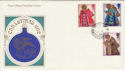 1972-10-18 Christmas Stamps Bartley cds FDC (50472)